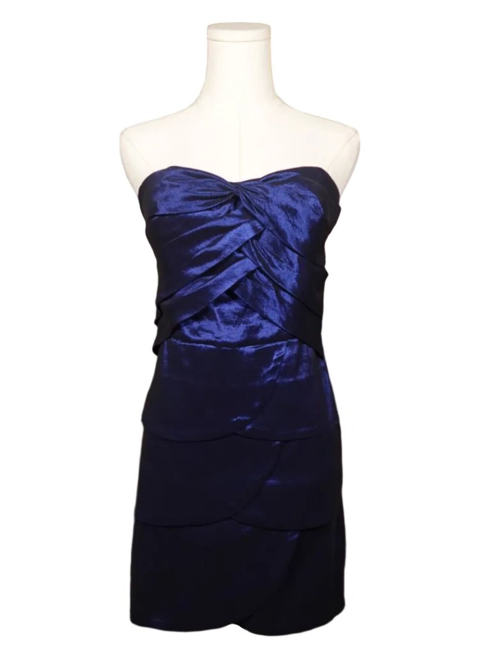 Navy Noir Mini Dress-2